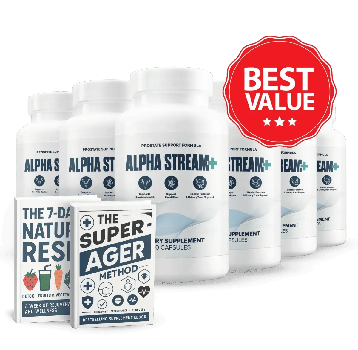 Alpha Stream Plus6 bottle 